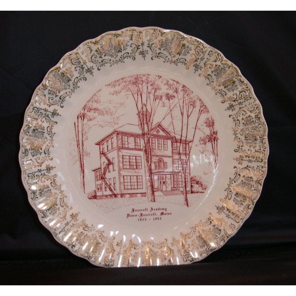 Vintage Dover-Foxcroft Academy Maine Plate